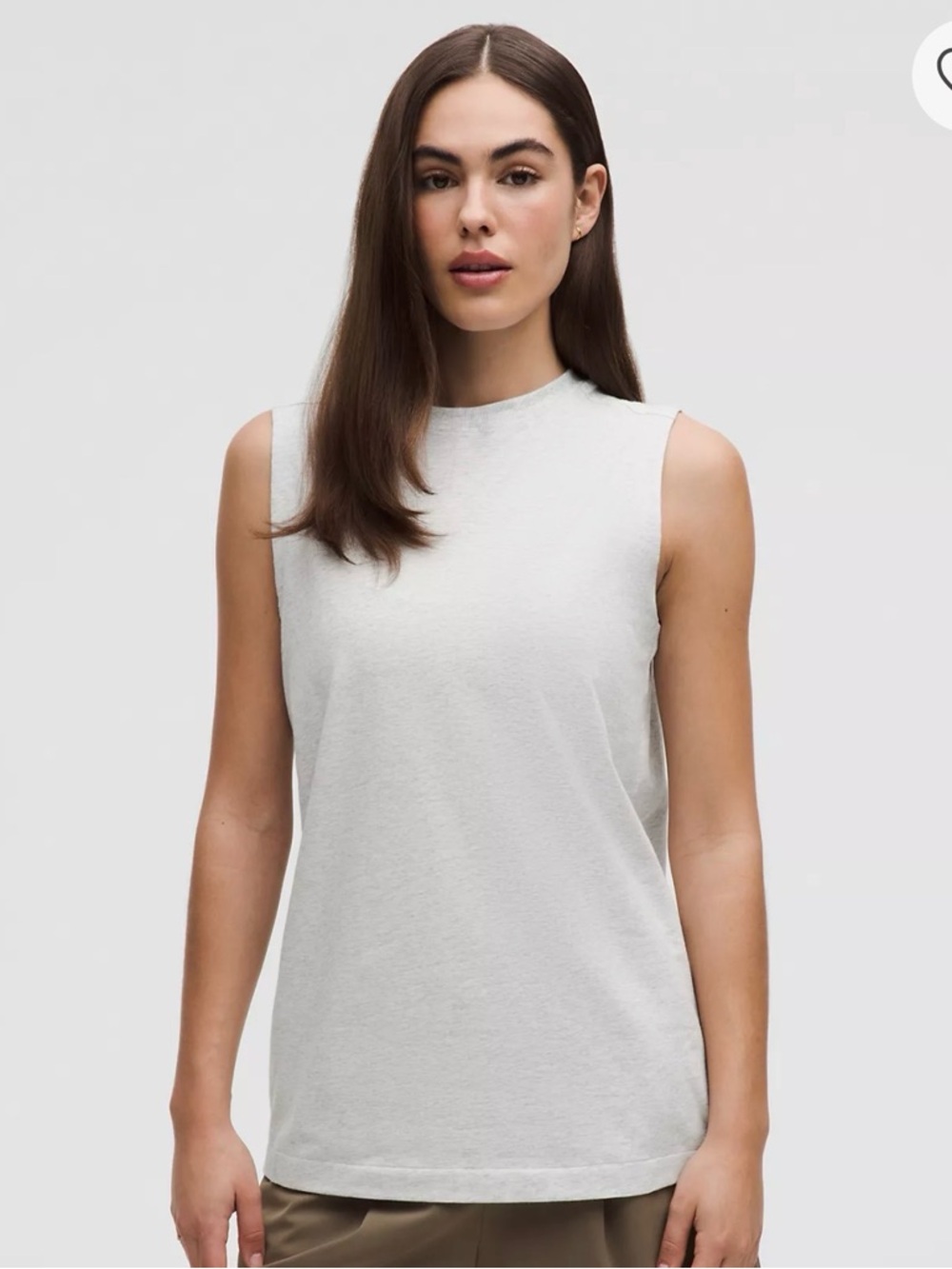 Lululemon Sleeveless Crewneck Tank Top in cream/off white - Women